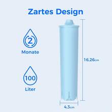 Filtri per l'acqua di ricambio Waterdrop per Blue, 71312 Blue, compatibili con le serie GIGA®, ENA® Micro, IMPRESSA®, certificati TÜV SÜD (3 pezzi) - Blu - Visualizzare 4