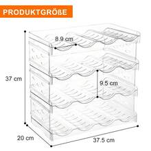 Refrigerator Storage Rack - ホワイト - チェックする 2