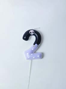 紫色数字0-9生日蜡烛，生日蛋糕装饰蜡烛，派对装饰，生日/婚礼/周年纪念蜡烛，蛋糕装饰数字蜡烛，营造派对氛围，庆祝活动必备