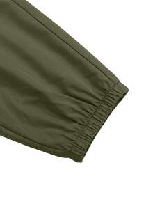 女士休闲工装裤，及踝长