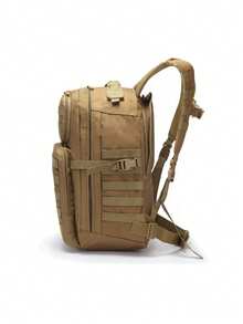 Mochila Tactica para Campismo de Gran capacidad y Sistema Molle, Mochila para Ciclista Uso Rudo, Resistente - Verde militar - Ver 6