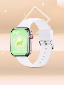 Women's And Men's Fashion Sporty Soft Comfortable Breathable Monochrome Solid Silicone Bowknot Watch Band For Apple Watch 38mm 40mm 41mm 45mm 44mm 42mm 46mm 49mm, Universal Casual Wristband, Bracelet, Party Valentine's Day New Year Festival Gift, Compatible With Apple Watch Ultra Series 10/9/8/7/6/5/SE/4/3/2/1 Replacement Strap Accessory