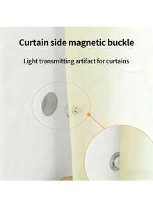 Magnetic Shower Curtain Hooks, Waterproof Curtain Clips, Bathroom Window Curtain Anti-Light Clips, Anti-Drift Magnetic Wall Hooks - Multicolor - View 4