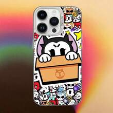 Funda de Teléfono Game Stars Leons S-Spike para 17,16,15,14,13,12,11,Pro,Max,Plus, Anticaída Blanca Mate Dura - z3 - Ver 5