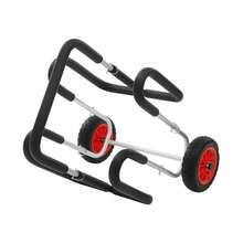 Freestanding Kayak Transport Trolley,Double  Transport Cart With Wheel - Black and Red - View 7