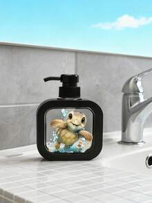Christmas Soap Dispenser With Pump -Suitable For Storing Shaving Cream And Aftershave,Dispenses Via Pump,Clean And Hygienic,Men'S Personal Care Tools,Cute Little Sea Turtle Pattern Soap Dispenser - Moisturizing Hand Soap Pump Bottle For Bathroom And Kitchen Sink Accessories,This Decorative Soap Dispenser Is Perfect For Holding Liquid Hand Soap Or Dish Soap And Is A Great Addition To Your, Refillable Bathroom And Kitchen Soap Dispenser - Multicolor - View 5