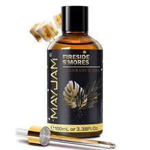 1 Bottle MAYJAM 100ml/3.38 Fl Oz Fragrance Essential Oil, Suitable For Home Aroma Diffuser, Reed Diffuser, Humidifier, DIY Candles & Soaps, Scented Candles, Room Spray, Moisturizing Skincare, Car Freshener, Birthday/Holiday/Christmas Gift, Amber, Clove, Fruit Carnival, Forest Pine, Champagne Rose Scents - Multi Scents - View 21