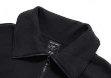 Skechers Women's Half Zip Up Knit Pullover Sweatshirt, Versatile - Black - View 3