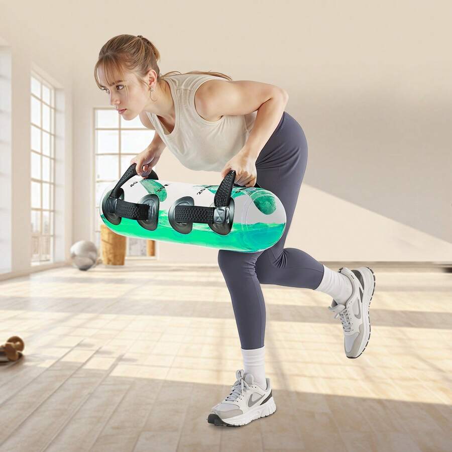 Water Weights Aqua Bag, Large Aqua Bags For Workout, 50 Lbs Adjustable Portable Stability Fitness & Full Body Exercise Equipment, For Strength Core And Balance Training, Home Gym Exercise, Clear - 50lbs - View 1