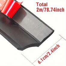 Gioăng cao su đáy cửa nhà để xe đa năng 2,4 inch X 78,74 inch, Gioăng cao su thay thế cửa nhà để xe, Cửa nhà để xe chống chịu thời tiết - 2m/200cm/78,74 inch - Xem 4