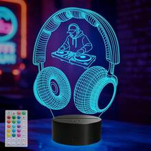 Regalo de coche de carreras para niño, luz de una noche con control remoto, cambio de 16 colores, temporizador, modo de parpadeo RGB y regulable, merchandising de coche de carreras para niños - Color 3 - Ver 10