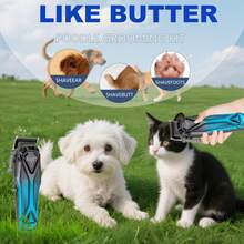LQT Dog Electric Hair Clipper Grooming Kit | Home Dog Hair Clipper | Low Noise And Low Vibration Without Damaging The Skin | Trimming Foot Hair, Face And Whole Body | Equipped With Pet Nail Clippers Tools|Novice Friendly Set, Essential For Pet Owners On Christmas, Available In Three Colors - Multicolor - View 5