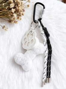 New Bag Charm Big Bone Keychain Pet Hair Collection Bag Keychain Backpack Pendant Fashionable Design Charming And Exquisite Backpack Keychain Pet Enthusiast Gift Accessories Key Chain Gifts For Women Stocking Stuffers Teacher Gift Sister Gifts