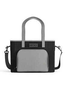 Meoky Insulated Lunch Bag, Large Capacity Adult Lunch Bag With Shoulder Strap And External Storage Compartment, Durable And Lightweight, Ideal For Work, School And Dining Out - Black - View 9