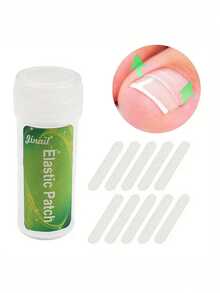 100片指甲矫正贴，无痛弹性贴片，改善嵌甲问题，指甲护理工具，指甲工具/指甲矫正贴，适合足部护理爱好者，男女皆宜，精致小巧，日常使用。 - 彩色 - 查看 5