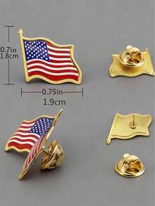 2枚世界国旗胸针，波浪形树脂旗帜徽章，合金奖章胸针，合金和树脂材质，适用于节日、庆典、日常装饰、西装胸针