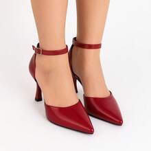Madame Maravilha Stiletto Heel Pump, 7cm Heel, Patent Leather, Low Heel, Commercial, Luxury, Formal, Gospel, Evangelical, Stiletto Heel - 紅色 - 查看 3