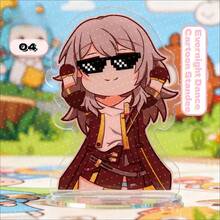 Evernight Dance Meme Cartoon Standee, Lonely Everywhere Internet Meme Desktop Decor, Gift For Game Enthusiasts - Multicolor - View 6