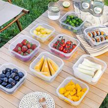 2/5/10/20pcs/Set Refrigerator Frozen Meat Compartment Box, Frozen Storage Box, Household Freshness Preservation Box, Refrigerator Storage And Portioning Box,Transparent Stackable Meal Preparation Containers - Clear - View 5