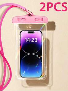 1 pieza Bolsa de buceo impermeable, pantalla táctil sellada para natación, fotografía submarina, a prueba de polvo, a prueba de golpes, a prueba de lluvia, a prueba de agua, equipo flotante, estuche de teléfono conveniente - Multicolor - Ver 12