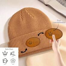 Spersonalizowana skórzana etykieta na czapkę z dzianiny, skórzana etykieta na odzież, skórzana etykieta na akcesoria odzieżowe, marka dżinsowej skóry, ręcznie robione logo DIY, marka nitów, spersonalizowana etykieta, skórzana klamra do bransoletki DIY, akcesoria do zawieszania etui na telefon, skórzany pasek do torebki, skórzany pasek do rączki - Etykieta skórzana - Zobacz 14