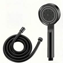 带水压增压器的淋浴喷头、浴室热水器花洒套装、增压花卉淋浴喷头、手持增压淋浴龙头、粉色樱花家居浴室装饰秋季装饰浴室配件