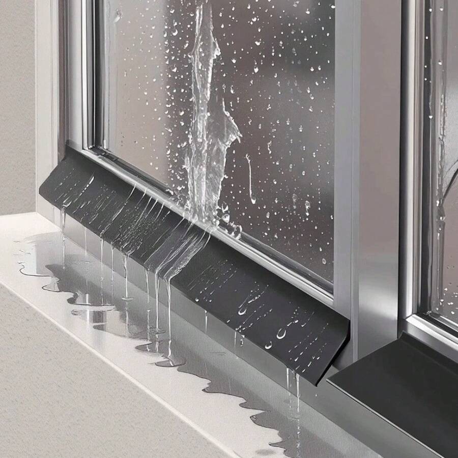 Window Waterproof Baffle Rainproof Backflow Sealing Strip Balcony Sill Water Guide Bar House Leakage Maintenance Adhesive Strip