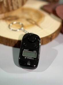 Customized Keychain Counter, Faux Wood Grain Texture Keyring Counter, LED Display/100 Beeps/Electronic Counter, Middle East Arabic, Digital Convenient Multipurpose Counter, Stress Relief Hand Press Counter Card, Suitable For Prayer Counting, Sports Counting, Business Use, Gifts For Men & Women, Digital Convenient Multipurpose Counter, Stress Relief Hand Press Counter Card - Multicolor - View 6