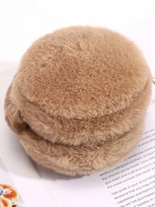 1pc Women's Soft Winter Warm Adjustable Headband Earmuffs - Multicolor - View 11