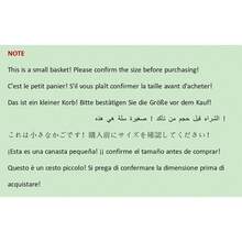 OYHOMO 1pc Small Round Globosity Storage Basket With Handle - 10" X 8" Boho Decor Woven Storage Organizer For Bathroom, Living Room, Bedroom, Office - Multipurpose Open-Top Container For Stationery, Keys, Towels, Plants & Home Decor - Multicolor - View 4