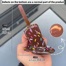 A Melting Ice Cream Sculpture, Suitable For Indoor, Home Decoration, Garden Decoration, Micro Landscape, Desktop Decoration Statue, Whole Props - Melting Ice Cream - View 16