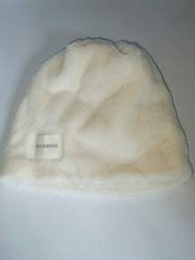 Orejera de invierno, gorro de punto de piel de conejo sintética, a prueba de viento, cálido, duradero, gorra con capas - Blanco - Ver 12