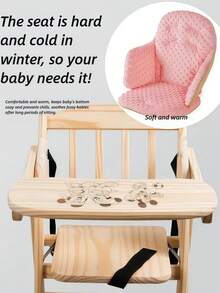 Cojín y respaldo antideslizante para bebé, almohadilla para silla de casa/restaurante/comedor para bebé - Multicolor - Ver 3