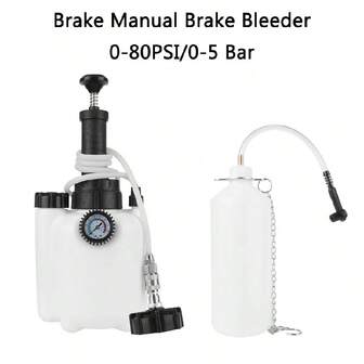3L Large Capacity 1Set Brake Oil Replacement Pot Car Brake Fluid Replacement Tool Brake Fluid Drained Bleeder