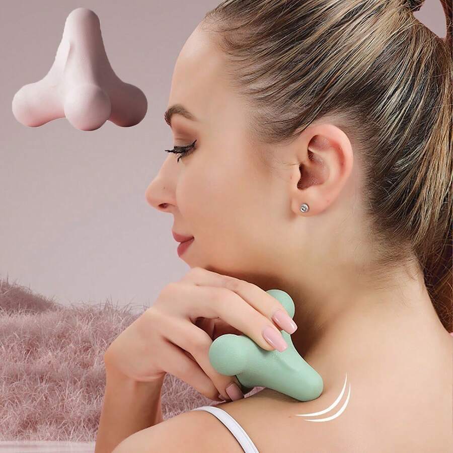 1pc Quadrilateral Fascia Ball, TPE Muscle Relaxation Massage Ball, Acupoint Massage To Relieve Shoulder & Neck Soreness, Fitness Ball