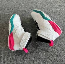 Nike 童鞋 Air Jordan AJ小童運動耐磨搭扣休閒鞋籃球鞋運動鞋 - 白色 - 查看 8