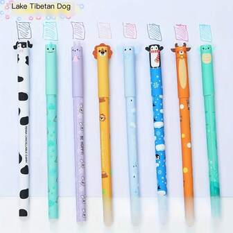 Juego de bolígrafos borrables, regalo de cumpleaños y festividades, suministros de oficina, bolígrafo de gel borrable de escritura suave, regalo de cumpleaños y vuelta al cole, regalo de Navidad, bolígrafo de tinta borrable, bolígrafo ligero, diseño estilizado, rendimiento fiable, bolígrafo multipack, bolígrafo retráctil, profesional, suministros de vuelta al cole