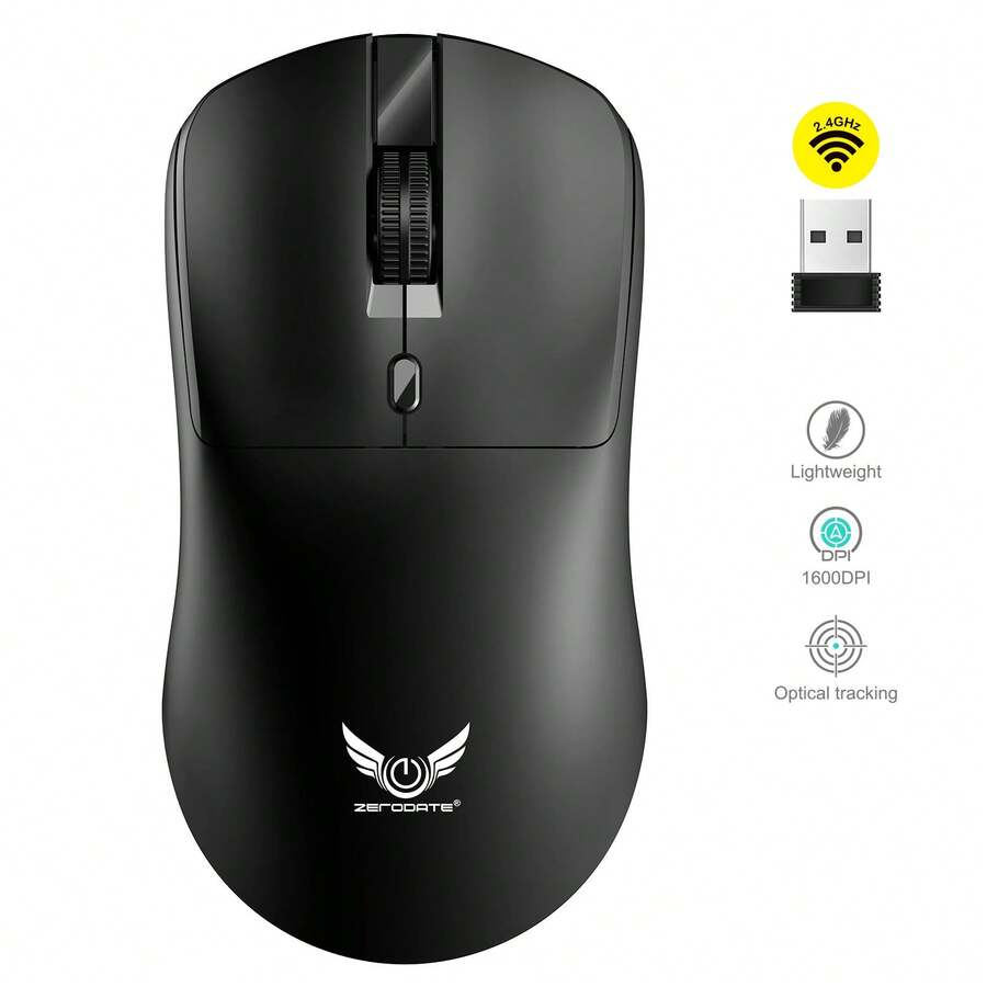 Wirreless Mouse USpB Optical Rechargeabuse PC/Laptop/Maicbook Pro Adjustable 800-1200 - 1600 DPI Office Gaming Mouse 2.4GHz OEM