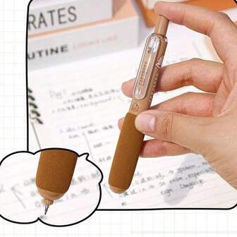 Capybara Cute Retractable Pens Small Pocket Pens Cartoon Gel Pen Black Ink Pen 0.5mm Fine Point Smooth Writing Pen Office School Supplies Large-Capacity Multi-Layer Pencil Case, Perfect For Back-To-School And Christmas Gifts