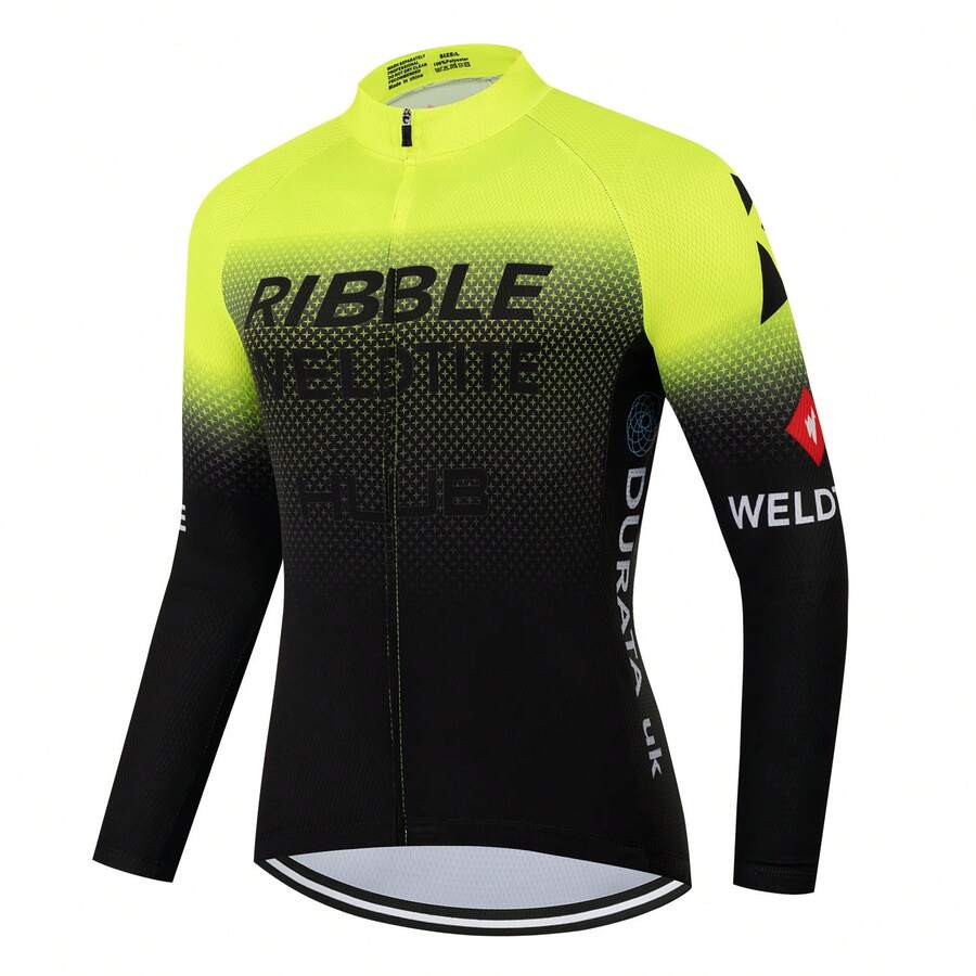 Team Spring /Autumn Cycling Jersey Long Sleeves Men MTB Bicycle Shirt Team Bike Wear Summer Outdoor Quick Dry Clothes Sportswear