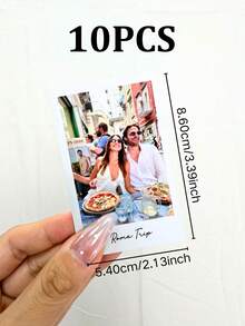 1 pezzo/5 pezzi/10 pezzi Stampe personalizzate per cabina fotografica, mini stampe ricordo, regalo fotografico, decorazione per camera universitaria, decorazione personalizzata, foto di coppia personalizzate, regalo fai-da-te per compleanno, anniversario, San Valentino, striscia fotografica - Foto da 8,6 x 5,4 cm - Visualizzare 11