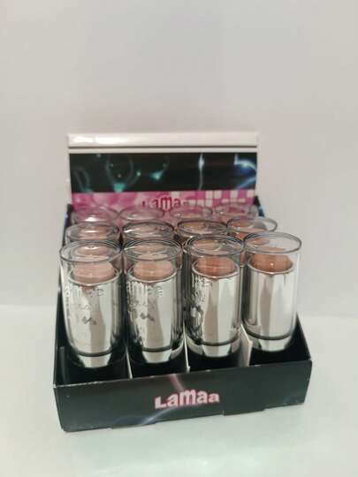 Contours En 4  Tonos Lamaa, Cobertura Total, Hidratante Para El Acne, Larga Duracion, Sirve como Maquillaje o Corrector. 20 g. Ideal para bolso