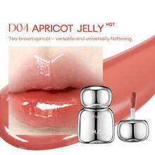 J.M.C.Y 透明唇彩，保湿，不晕染，镜面般光泽唇釉，唇部精华，学生唇膏 - D04 APRICOT JELLY - 查看 1