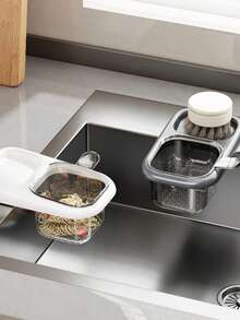 Sink Strainer With Suction Cup, Kitchen Sink Strainer With Suction Cup, Hanging Sink Food Waste Collector, Self-Tipping Strainer Basket, Anti-Clogging, Easy To Clean, Kitchen Gadget Kitchen Items Kitchen Accessories Kitchen Tools - Multicolor - View 8