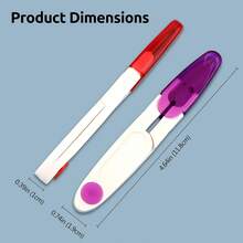 U-Shaped Craft Scissors With Protective Cover, Precision Thread Clipper For Yarn, Embroidery, Sewing, And DIY Projects – Ideal For Trimming Threads, Fabric, Cross-Stitch, And Handmade Crafts. Compact Portable Design For Craft Enthusiasts And Hobbyists. - Random - View 7