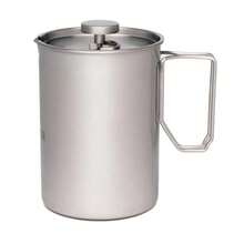 French Press For Camping: Portable And Durable Coffee Maker With Insulated Design For Outdoor Adventures Ideal For Hiking Backpacking And Tent Life Ensures Rich Full-Bodied Brew Anywhere You Go - StainlessSteel - View 2