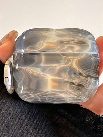 Luxury Water Ripples Headphones Case Compatible With 1/2/3/4 Generation, Pro, Pro2 Pro3 Earphone Protective Case, Protective Case