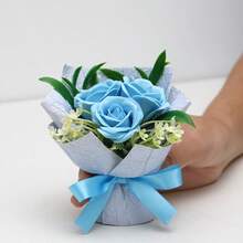Hộp quà hoa hồng mini ngày Valentine, bó hoa hồng bỏ túi, hoa khô, hoa xà phòng, quà tặng đám cưới, trang trí nhà cửa, quà sinh nhật, quà tân gia, quà tốt nghiệp, quà tiệc, quà chúc mau khỏe. - Nhiều màu - Xem 14