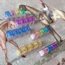 1pc Stress Relief Keychain, Fashionable Keyboard Cap Keychain - Novelty Desktop Accessory, Stress Relief, Made Of PVC/Acrylic/Metal, With Beads And Faux Pearl Trim, Lobster Clasp, Suitable For Hanging On Handbags And Backpacks - Color Mixing - View 4