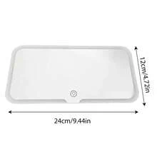 Car Vanity Mirror With LED Lights, 3-Color Dimmable Makeup Mirror For Car Sun Visor - Multicolor - View 11